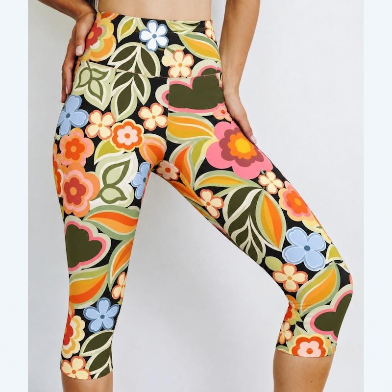 Legging Taille Haute 7/8 Tropical Rhythm