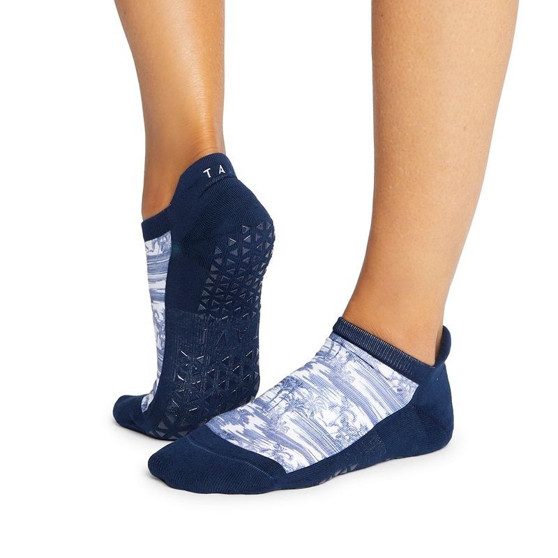 Grip Savvy Navy Tropic Toile Grip Savvy Navy Tropic Toile