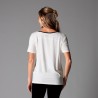 T-shirt col en 'V' Coconut Ebony