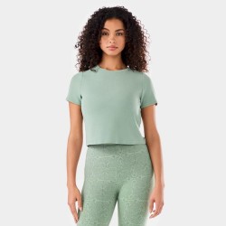 T-Shirt côtelé Sauge