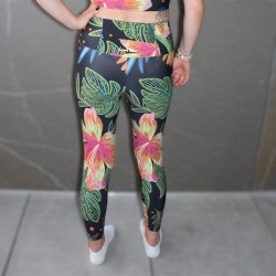 Legging Taille Haute 7/8 Tropical Melody