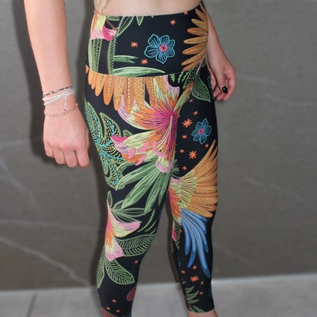 Legging Taille Haute 7/8 Tropical Melody