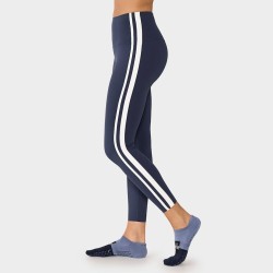 Legging Taille Haute 7/8 Stripe Navy