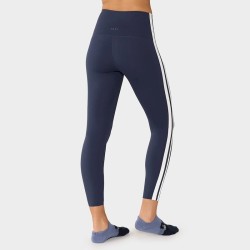 Legging Taille Haute 7/8 Stripe Navy