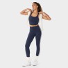 Legging Taille Haute 7/8 Stripe Navy