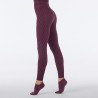 Legging Taille Haute Diamants Bordeaux